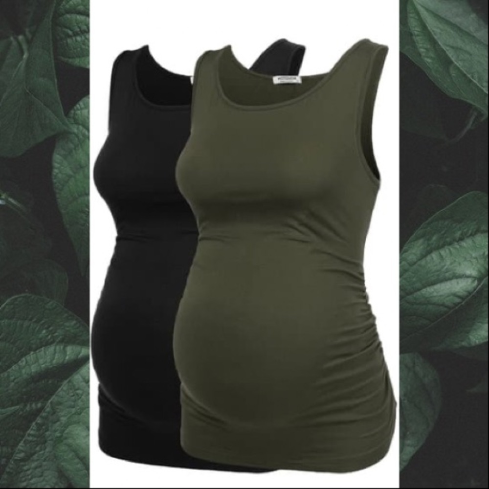 2 pack Maternity tanks